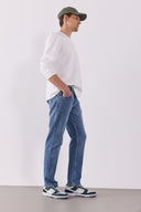 Daniel Vintage Med Blue Straight Fit Jean Pantolon - VINTAGE MED BLUE