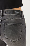 Jessica Vintage Black Mom Jean Pantolon - VINTAGE BLACK