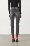 Jessica Vintage Black Mom Jean Pantolon - VINTAGE BLACK