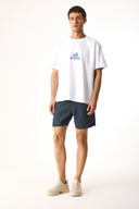 Alex Beli Lastikli %100 Keten Şort