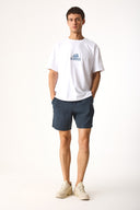 Alex Beli Lastikli %100 Keten Şort