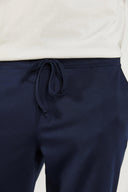 Erkek Alex Beli Lastikli Baggy Pantolon - Lacivert