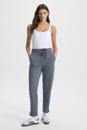 Kadın Alian Yumuşak Dokulu Jogging Pantolon (CUPRO) - Antrasit
