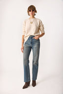 Kadın Anita Bisiklet Yaka Triko Kazak - Kemik