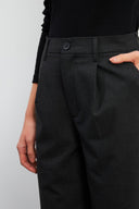 Kadın Chloe Wide Leg Smart Pantolon - Antrasit