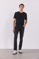 Erkek Daniel Black Straight Fit Jean Pantolon - Black