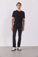 Erkek Daniel Black Straight Fit Jean Pantolon - Black