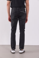 Erkek Daniel Black Straight Fit Jean Pantolon - Black