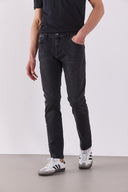 Erkek Daniel Black Straight Fit Jean Pantolon - Black