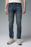 Erkek Daniel Dark Blue Straight Fit Jean Pantolon - Dark Blue