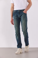 Erkek Daniel Green Overdye Straight Fit Jean Pantolon - Green Overdye