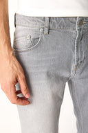 Erkek Daniel Ice Grey Straight Fit Jean Pantolon - Ice Grey