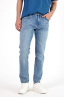 Erkek Daniel Med Blue Straight Fit Jean Pantolon - Med Blue