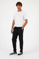 Erkek David Black Beli Lastikli Slim Fit Jogger Pantolon - Black