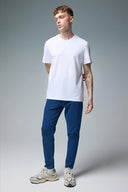 Erkek David Dark Blue Beli Lastikli Slim Fit Jogger Pantolon - Dark Blue