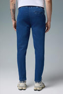 Erkek David Dark Blue Beli Lastikli Slim Fit Jogger Pantolon - Dark Blue
