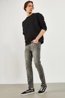 Erkek Edward Antrasit Slim Straight Jean Pantolon - Antrasit