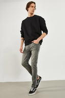 Erkek Edward Antrasit Slim Straight Jean Pantolon - Antrasit