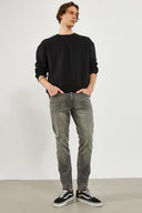 Erkek Edward Antrasit Slim Straight Jean Pantolon - Antrasit