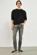 Erkek Edward Antrasit Slim Straight Jean Pantolon - Antrasit