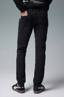 Erkek Edward Black Slim Straight Jean Pantolon - Black