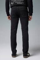 Erkek Edward Black Slim Straight Jean Pantolon - Black