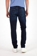 Erkek Edward Blue Black Slim Straight Jean Pantolon - Blue Black