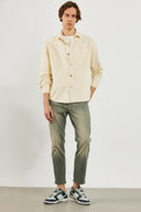 Erkek Edward Stone Grey Slim Straight Jean Pantolon - Stone Grey