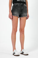 Kadın Elina Black Jean Şort - Black