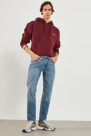 Erkek Edward Dirty Med Blue Slim Straight Jean Pantolon