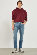 Erkek Edward Dirty Med Blue Slim Straight Jean Pantolon