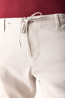Erkek Jake Beli Lastikli Parça Boya Chino Pantolon (TENCEL)™ - Taş