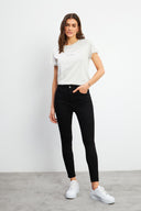 Kadın Holly Black Ekstra Yüksek Bel Skinny Jean Pantolon - Black
