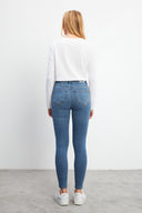 Kadın Holly Dark Blue Ekstra Yüksek Bel Skinny Jean Pantolon - Dark Blue