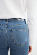 Kadın Holly Dark Blue Ekstra Yüksek Bel Skinny Jean Pantolon - Dark Blue