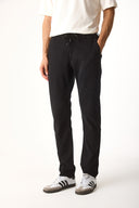 Erkek Jake Beli Lastikli Parça Boya Chino Pantolon (TENCEL)™ - Siyah