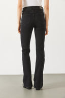 Kadın Jenny Black Yüksek Bel Flare Jean Pantolon - Black