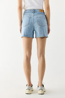 Kadın Jolie Bermuda Sky Blue Jean Şort - Sky Blue