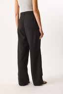 Kadın Chloe Wide Leg Palazzo Pantolon %100 Lyocell (Tencel™) - Siyah