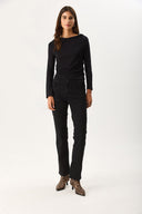 Kadın Gabriel Carbon Black Straight Fit Jean Pantolon - Carbon Black