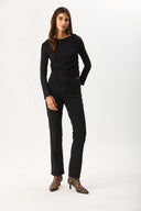 Kadın Gabriel Carbon Black Straight Fit Jean Pantolon - Carbon Black