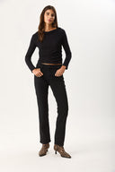 Kadın Gabriel Carbon Black Straight Fit Jean Pantolon - Carbon Black