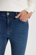 Kadın Gabriella Dirty Dark Blue Skinny Jean Pantolon