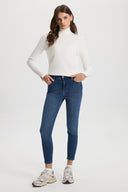 Kadın Gabriella Dirty Dark Blue Skinny Jean Pantolon