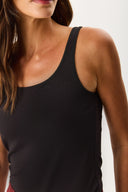 Kadın Marci Slim Fit Atlet - Siyah