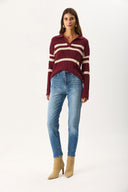 Kadın Maria Dirty Med Blue Slim Mom Jean Pantolon - Dirty Med Blue