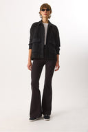 Kadın Regular Fit Kaşe Ceket - Siyah