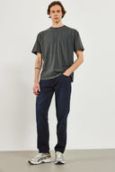 Erkek Kalimnos Blue Black Comfort Fit Jean Pantolon - Blue Black