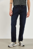 Erkek Kalimnos Blue Black Comfort Fit Jean Pantolon - Blue Black