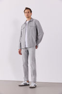 Erkek Kalimnos Grey Comfort Fit Jean Pantolon - Grey